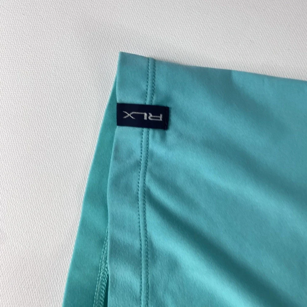 Ralph Lauren RLX Polo Shirt Mens XL Green Performance Golf Lightweight Stretch